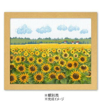 オリムパス 7360 ししゅうキット　アンダルシアの夏(スペイン) 趣味 ハンドメイド ...