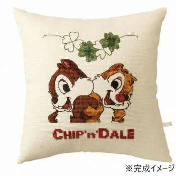 オリムパス 6035 ししゅうキット　クッション　ディズニー　チップ＆デール キャラクター グッズ アイ..