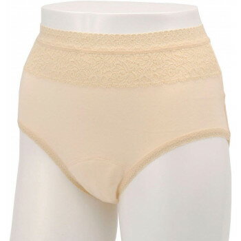 普通の下着感覚でご使用頂けるショーツです。フロントレースのおしゃれなデザイン。5層構造の吸水布には、消臭効果のある素材を採用しています。サイズ個装サイズ：24×15×1cm重量50g個装重量：70g素材・材質本体:綿100%レース:ナイロン...