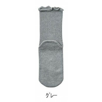 神戸生絲 コベス 極上しめつけません特大(綿混)滑止付22-32cm 4697 グレー