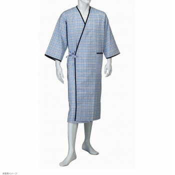 神戸生絲　コベス　紳士カラーガーゼ合わせ(ラグラン袖・湯上がり)L NE31 ブルー 絨毯 ラグ ござ マット | 関連単語　ナチュラル 子供部屋 防音 洋室 滑り止め シンプル ペット用 キッチンマット 抗菌 和室 夏用 厚手 柄物 リビング カーペット 冬用 無地 2