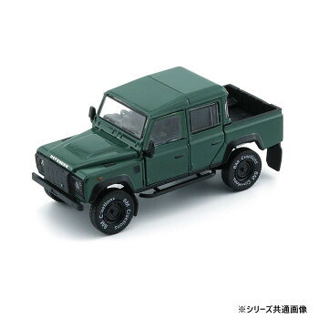 1/64スケール、ランドローバー ディフェンダー 110 ピックアップ 16 LHDのモデルカーです。サイズ個装サイズ：12.9×5.9×4.7cm重量個装重量：80g素材・材質ダイキャスト他仕様スケール:1/64カラー:グリーン生産国中国fk094igrjs