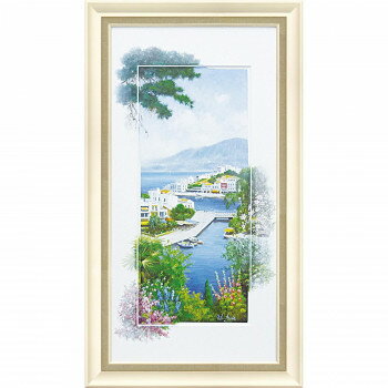 アートフレーム ピーター モッツ ア ビュー オーバー ミコノス PM-16502 インテリア | 関連単語 絵 一..