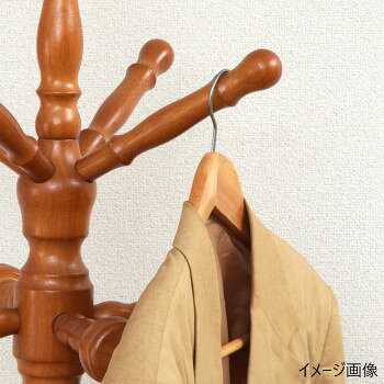 人気 おすすめ 定番 冬 新生活 ギフト 寒さ 対策 プレゼント 不二貿易 C/D:46081 イタリアンコートハンガー(ブラウン)6119-1BR 46081 家具 収納 ラック | 関連単語 キッチンラック テレビボード オープンラック スリムラック パントリーラック [2]