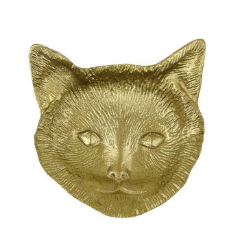 シャビーシック キャットフェイストレイB ゴールド KI010467 ペット 犬 猫 キャッ...