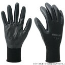 小野商事 エース ニトリル背抜き手袋 ニトリル ブラック 10双組 Mサイズ AG7555 手袋 | 関連単語 冷え対策 バイク冬グローブ 自転車冬用 防風ニットグローブ カジュアルグローブ 伸縮性あり 防寒アウトドア ファッション手袋 防風フィルム入り シームレス設計