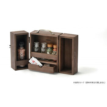 人気 おすすめ 定番 冬 新生活 ギフト 寒さ 対策 プレゼント CAMPER スパイスキャビネット BROWN A493BR 家具 収納 ラック | 関連単語 キャビネット 本棚 ベンチ収納 扉付き収納 カラーボックス 書類ラック テレビボード ディスプレイラック 隙間収納 [2]