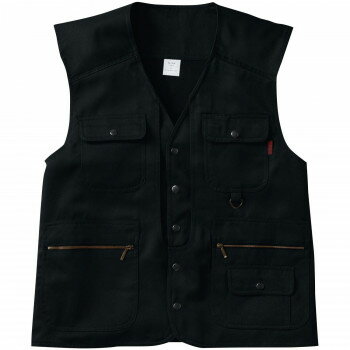 桑和 1016 ベスト LLサイズ ブラック(4) 只今参上