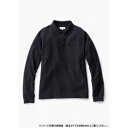 桑和 B1815-50 長袖ポロシャツ(胸ポケット有) Sサイズ ブラック(4) BEAMS DESIGN スポーツ アウトドア 野外 屋外 BBQ | 関連単...