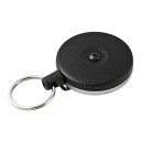 KEY-BAK キーリール 120cmケブラーコード ブラック 485B 趣味 ハンドメイド 手芸 | 関連単語 生地 布 糸 手芸キット ハギレ レース ボタン ワッペン 刺繍 フェルト 編み物 ミシン パッチワーク ビーズ 手作りキット ファスナー 手芸材料 型紙 テープ マスク素材(4)
