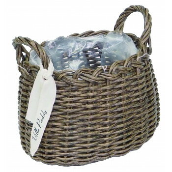 村田屋産業 PPラタンオーバル Gray S 3242 ガーデニング DIY | 関連単語 ガーデン 雑貨 棚 木材 おしゃ..