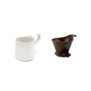 ZEROJAPAN(ゼロジャパン) ドリッパー&カフェマグセット CBR/WH DMZ-15 食器 | 関連単語 薄型 洋食器 大容量 カップ セット 割れにく...