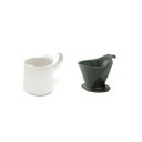 ZEROJAPAN(ゼロジャパン) ドリッパー&カフェマグセット SGY/WH DMZ-15 食器 | 関連単語 耐熱 セット 洋食器 木製 茶碗 大皿 食洗機対応 おしゃれ 小鉢 白 割れにくい カップ パーティー プレート ミニプレート 電子レンジ対応 北欧 軽量 ギフト 丸皿 和風 子供用