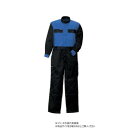 クレヒフク ツートンツナギ ブルー 5L 550 作業服 | 関連単語 ストレッチ 作業着 作業ズボン 作業シャツ 上下セット 半袖 長袖 通気性 空調服 イン...