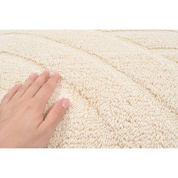 人気 おすすめ 定番 冬 新生活 ギフト 寒さ 対策 プレゼント コットンリッジ キッチンマット 綿100% アイボリー 45×240cm 風呂 トイレ 台所 キッチン | 関連単語 トイレ芳香スプレー 洗濯洗剤収納 蛇口掃除ブラシ トイレ用収納棚 洗濯干しラック バス洗剤 [3]