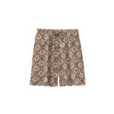 ショートパンツ コンフィーブロックプリント ダスティピンク 16725007073