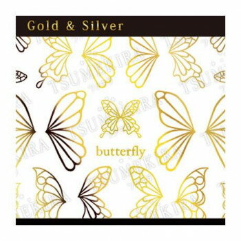 TSUMEKIRA(ツメキラ) ネイルシール honchanプロデュース Butterfly motif gold(ジェル専用) SG-HON-001 健康 美...