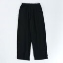 志成販売 コットンフラックスのルームウェア パンツ ブラック 304971BK