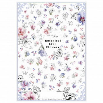 Sha-Nail Pro 写ネイル ネイルシール Botanical Line Flowers/ボタニカルラインフラワー BLF-001 Sha-Nail Pro 写ネイル ネイルシール Botanical Line Flowers/ボタニカルラインフラワー BLF-001