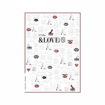 Sha-Nail Pro 写ネイル ネイルシール ＆LOVE White CHIHO-002