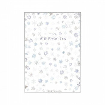 Sha-Nail Pro 写ネイル ネイルシール White Powder Snow WHS-002 Sha-Nail Pro 写ネイル ネイルシール White Powder Snow WHS-002