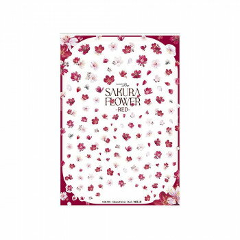 Sha-Nail Pro 写ネイル ネイルシール Sakura Flower -Red-/桜花 赤 SAK-001 Sha-Nail Pro 写ネイル ネイルシール Sakura Flower -Red-/桜花 赤 SAK-001