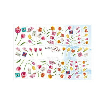 Sha-Nail Pro 写ネイル ネイルシール チューリップB TUB-001 Sha-Nail Pro 写ネイル ネイルシール チューリップB TUB-001