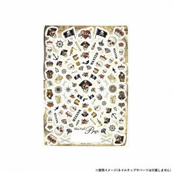 Sha-Nail Pro 写ネイル ネイルシール パイレーツ PRT-001 Sha-Nail Pro 写ネイル ネイルシール パイレーツ PRT-001