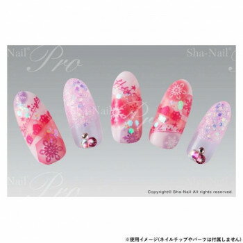 Sha-Nail Pro 写ネイル ネイルシール スノードリーム(ピンク) SD-003