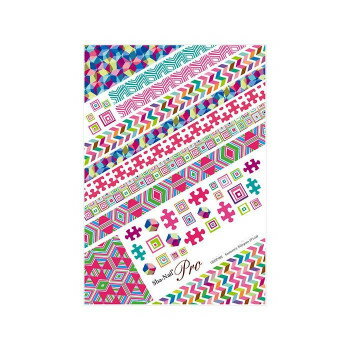 Sha-Nail Pro 写ネイル ネイルシール Geometric Polygons(Vivid) GEOP-001 Sha-Nail Pro 写ネイル ネイルシール Geometric Polygons(Vivid) GEOP-001