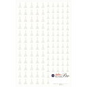Sha-Nail Pro 写ネイル ネイルシール クリスマスツリー(ホワイト) SL-MCT-002