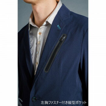 アイズフロンティア ナイロンストレッチテーラードジャケット 02 ネイビー M 50020