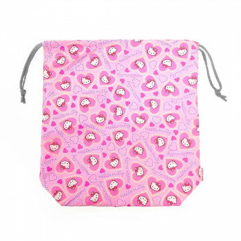 サンリオ ハローキティ KTマチあり巾着(ラメハート ) ピンク 鞄 かばん | 関連単語 出張 肩掛け ファスナー付き キャンバス レディース メンズ 通勤 リュック 大容量 軽量 トート ショルダー 防水 ビジネス ナイロン 学生 2way 黒 旅行 マザーズバッグ 斜めがけ(4)