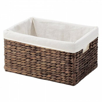 ちどり産業 ウォーターヒヤシンス バスケット 布付 HC-033DBR M 掃除 洗濯 クリーニング ランドリー 浴..