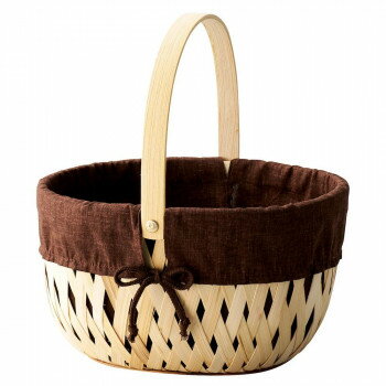 ちどり産業 バスケット 布・取っ手付 63-65BR 掃除 洗濯 クリーニング ランドリー 浴室 キッチン 台所 ..