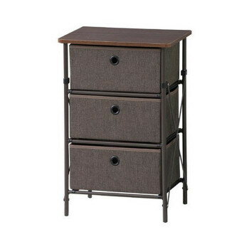 東谷 簡単組立チェスト3D ブラウン LFS-701BR ソファ チェア ボード テーブル 棚 収納 ラック スツール | 関連単語 収納家具 木目調 コンパク...