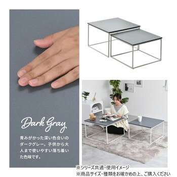 人気 おすすめ 定番 冬 新生活 ギフト 寒さ 対策 プレゼント B.Bファニシング Noko ネストテーブル ダークグレー NKTB0269MODGY 家具 収納 照明 | 関連単語 玄関 コード 整理 バス 補助器具 ベッド ラック スチール フック 吸盤 転倒 防止 つっぱり 突っ張り [3]