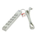 暮らし プレゼント 実用的 ELPA(エルパ) 耐雷サージ LEDランプ スイッチ付タップ(上差し) 3m 6個口 ホワイト WLS-LU630MB(W) お祝い ギフト 人気 ブランド お洒落