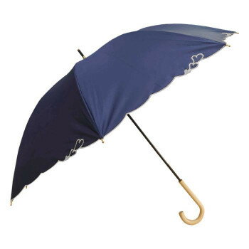 プレゼント オススメ 父 母 日用品 EMBRO HEART PARASOL LONG 日傘 軽量 50cm ネイビー　EHP-1S50-SH-N..