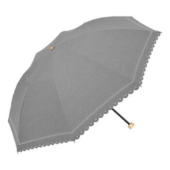 通販 送料無料 DENIM BORDER PARASOL 日傘 折りたたみ 軽量 ブラック DBP-3F50-SH-BK おもしろ お洒落な おしゃかわ 雑貨