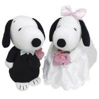 文具・玩具 SNOOPY(スヌーピー)　スヌーピー＆ベル　ウェディング　洋風　ぬいぐるみ　182074