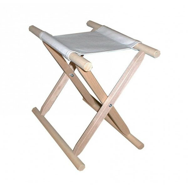 [商品名]鈴木木工所　角太足胡床　白木白布　樫材代引き不可商品です。代金引換以外のお支払方法をお選びくださいませ。最も丈夫で安定のある折りたたみ式の椅子です。主に一般用です。サイズW45×D31×H43cm個装サイズ：55×50×7cm重量個装重量：2000g素材・材質天然木仕様耐荷重:約100kg製造国日本※入荷状況により、発送日が遅れる場合がございます。最も丈夫な折りたたみ椅子!最も丈夫で安定のある折りたたみ式の椅子です。主に一般用です。