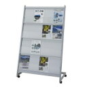 家具/収納関連 白をベースにした全面表示パンフレットスタンド!!(3)