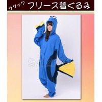 ファッション関連商品 サザック フリース着ぐるみ ファインディング・ドリー ドリー RBJ-103 フリーサイズ(大人用)