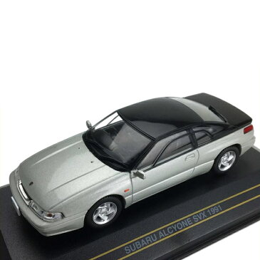 玩具 関連商品 モデルカー ミニチュア 車オブジェ スバル アルシオーネ SVX 1991 シルバー 1/43スケール F43057