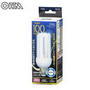 【送料無料】日用品 OHM LED電球 D形 E26 100形相当 昼光色 LDF13D-G-E26 オススメ 新 生活 応援