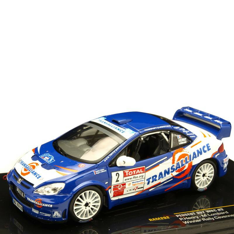 プジョー 307 WRC 07 ラリー・クリテリウム・デ・セヴァンヌ 優勝 ♯2 P.ヘ 1/43スケール RAM292 人気 ..