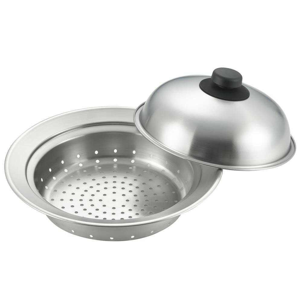 暮らし プレゼント 実用的 美味彩菜 お鍋にのせて使う蒸しプレート 20〜22cm(フタ付) SJ2631 お祝い ギフト 人気 ブランド お洒落