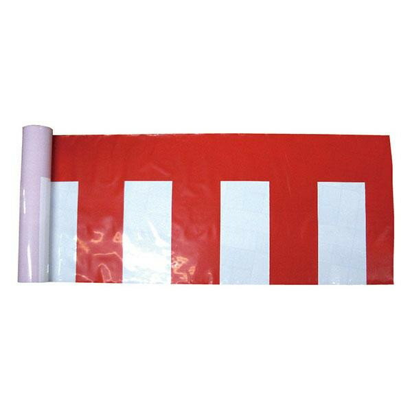 B紅白幕 19405 ポリエチレン H600mm 50m巻 人気 商品 送料無料