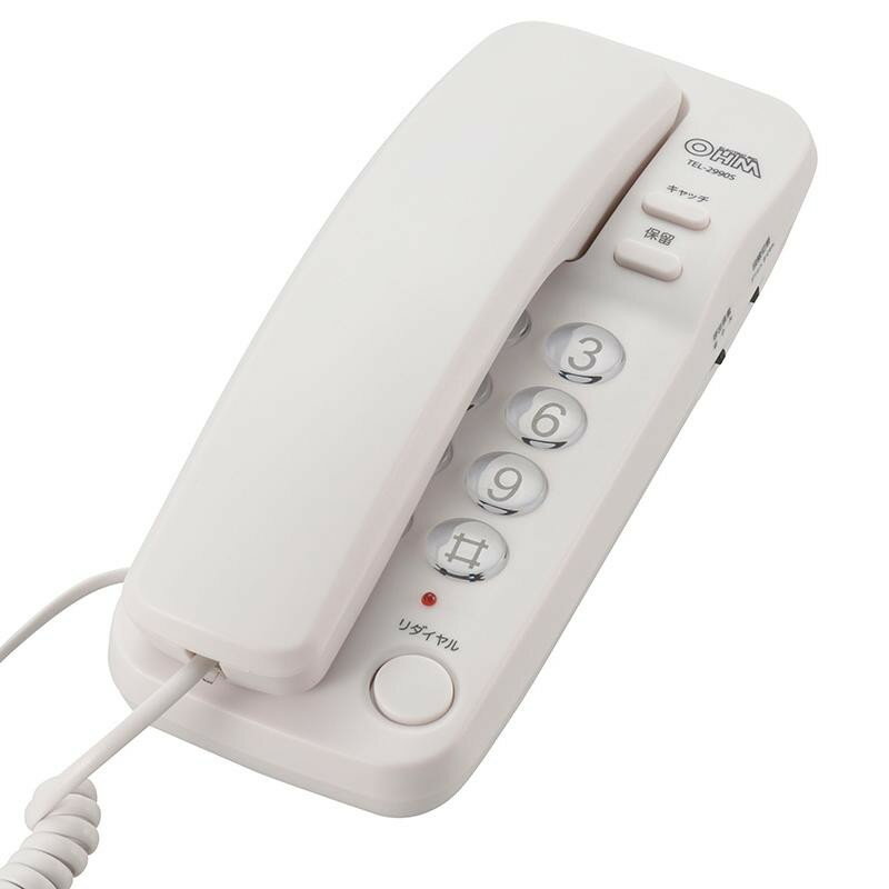 アイデア 便利 グッズ OHM シンプルホン TEL-2990S お得 な全国一律 送料無料